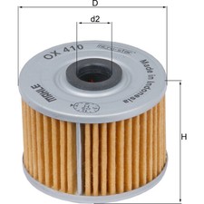 X1 Grind Oil Filter OX410 70355331 OE H1008 15410KF0010 15410KF0315 Made IN ID