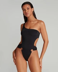 Traje de baño Agent Provocateur Lissie negro AP3 mediano nuevo con etiquetas $250 - Imagen 1 de 8