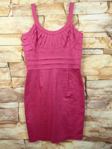 Calvin Klein Scoop Neck Cocktail Pencil Dress Pink Size 6 Stretch - Picture 1 of 8