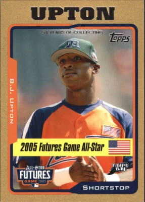 2005 Topps Update Gold #213 B.J. Upton FUT /2005 - NM-MT - Image 1 of 2