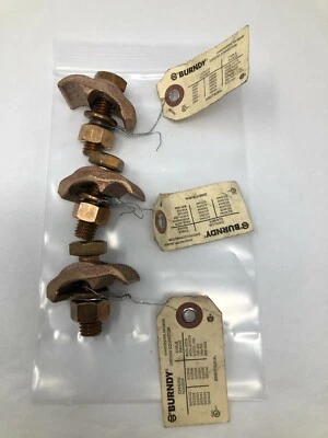 3-Burndy GBM29 Mechanical Ground Connector 2/0 AWG to 250 kcmil Copper Alloy - Image 1 of 3