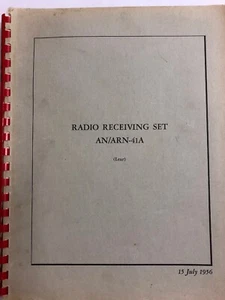 AN/ARN-41A (Lear) Radio Receiving Set Operating, Service Instructions 1956 - Foto 1 di 12