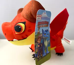 How to Train Your Dragon Rescue Riders Aggro 9 Zoll rot SELTEN Plüsch Neu mit Etikett - Bild 1 von 5