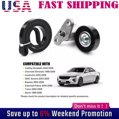 Serpentine Drive Belt Tensioner Kit for Chevrolet Silverado Express US - Изображение 1 из 4