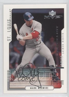 2000 Upper Deck MVP Silver Script Mark McGwire #220 - Image 1 of 2