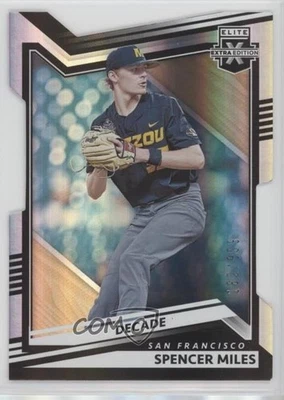 2022 Panini Elite Extra Edition Decade Die-Cut /203 Spencer Miles #136 - Image 1 of 2