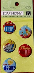 k & Company BW Around The World Museumsabzeichen Metallkunst Neu - Bild 1 von 3