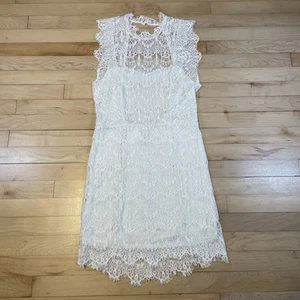 Free People Lace Midi Dress Medium Women’s NWT Fairy Wedding Prom Cottagecore - Picture 1 of 7