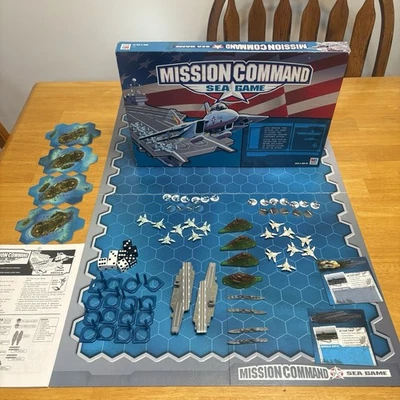 Juego de mesa Hasbro MB Mission Command Sea 2003 para piezas de repuesto incompletas Foto 1 de 4