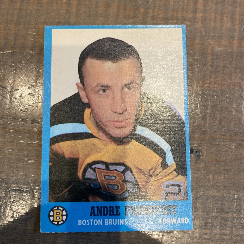 1962-63 TOPPS NHL HOCKEY ANDRE PRONOVOST #19 NMT - Image 1 of 2