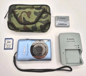 CANON POWERSHOT SD1300 IS DIGITAL ELPH 12.1MP COMPACT CAMERA W/ACCESSORIES B7 - Foto 1 di 21