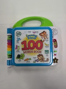 Leapfrog Learning Friends 100 Words Book  English Spanish - Picture 1 of 14