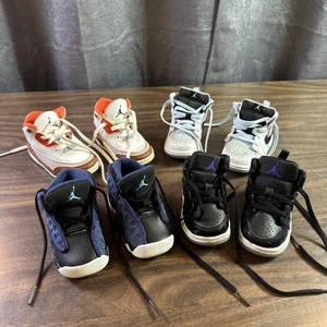 Nike Jordan Baby Infant Shoes Lot Of 4, (3) Size 5C, (1) Size 6C - Picture 1 of 21