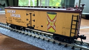 Atlas Master N Scale #50005624 40’ Wood Reefer Lucky Lager GARE 60202 CC NY - Picture 1 of 8