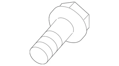 Подлинный передний болт выхлопной трубы Toyota 90105-A0237 - Изображение 1 из 2