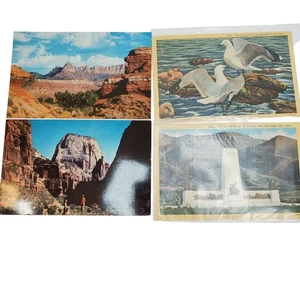 4 Utah Vintage Postcards Ephemera - Picture 1 of 7
