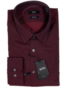 Las mejores ofertas en Camisas de vestir negro HUGO BOSS para hombres | eBay