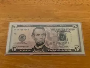 US 2009 $5 Five Dollar Atlanta Fr# 1994-F (F B Block) FRN Gem UNC - Picture 1 of 2