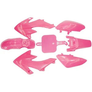 PINK Plastics Guard Fairing Fender Kit CRF50 110cc 125cc PIT PRO Trail Dirt Bike - Bild 1 von 12
