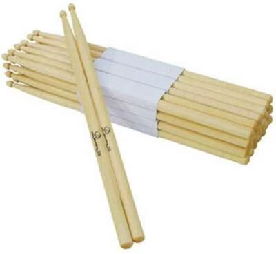 1 Paar DIMAVERY DDS-2B Drumsticks, Ahorn Maple Drum-Stick Schlagzeug Trommel