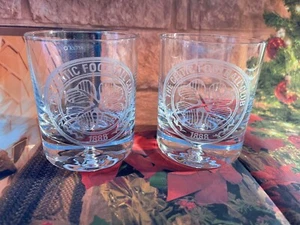 CELTIC GLASGOW Whiskey glass set of 2 x 300 ml,high quality. - Picture 1 of 3