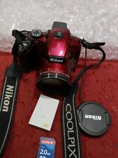 Nikon COOLPIX P510 16.1MP 42x GPS Digital Camera - Red