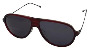 John Varvatos Mens Chianti Plastic Aviator Sunglass V778 Smoke Lens - Picture 1 of 12