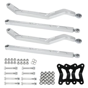 High Clearance Steel Rear Radius Arms Rods Set For 2014-2023 Polaris RZR XP 1000 - Picture 1 of 15