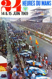 1969 24 Hours Of Le Mans - Promotional Advertising Poster - Picture 1 of 1