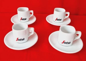 segafredo zanetti espresso 4 new sets cups and saucers - Bild 1 von 7