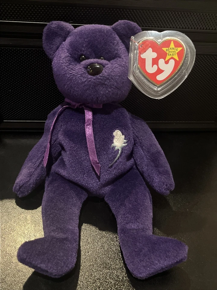1997 1ª Edição Original Beanie Baby - Autêntica Princesa Diana 👸 - Imagem 1 de 4