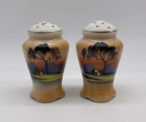 Vintage Hand Painted Salt And Pepper Shakers Made In Japan - Picture 1 of 6