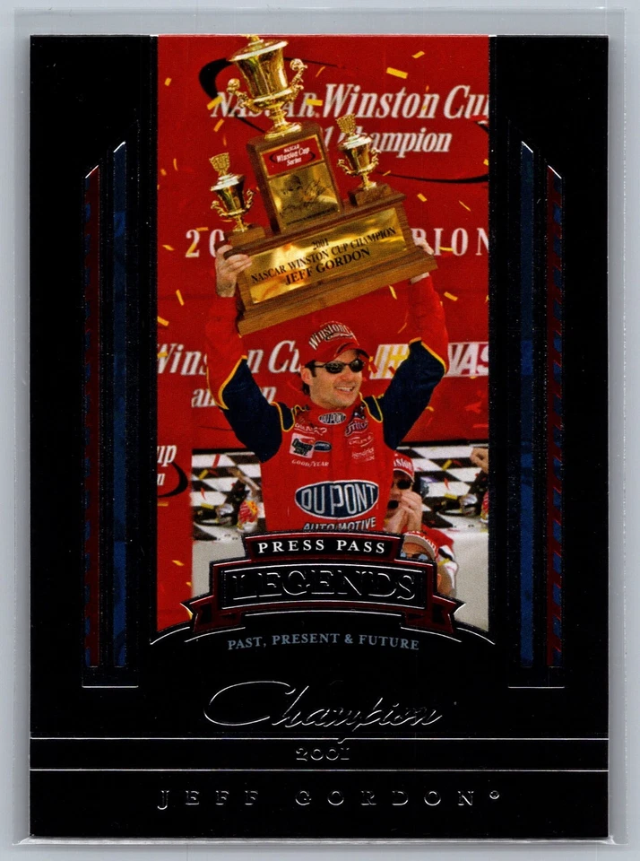 2005 Press Pass Legends Jeff Gordon #43 Champion 2001 - Image 1 of 2