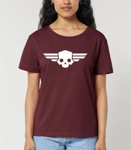 Helldivers - gaming - crâne - jeu vidéo - logo - t-shirt femme - Photo 1 sur 29