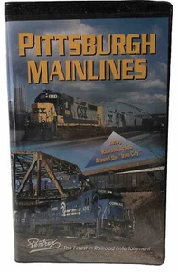 Train Video Pittsburgh Mainlines Pentrex Locomotive Conrail CSX Video VHS 2001 - Picture 1 of 9