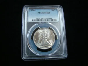 1944 Walking Liberty Silver Half Dollar PCGS Graded MS64 #47866484 - Picture 1 of 4