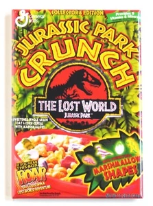 Jurassic Park Crunch FRIDGE MAGNET cereal box - Picture 1 of 3