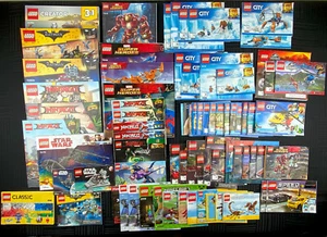 Lego Instruction Manuals Booklets Huge Mixed Lot Set 75 Books - Picture 1 of 6