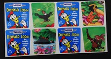 Advertising Sticker Nestlé Donald Yogurt Walt Disney The Jungle Book 1989 Addition