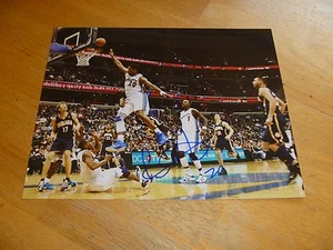 Foto firmada/automática Cartier Martin Washington Wizards 8x10 certificado de autenticidad  - Imagen 1 de 1