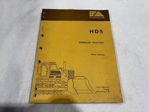Fiat Allis HD5 CRAWLER TRACTOR BULLDOZER PARTS MANUAL CATALOG BOOK LIST 70626003 - Picture 1 of 4