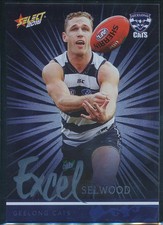 2016 AFL Select Footy Stars Excel Parallel #EP87 Joel Selwood Geelong