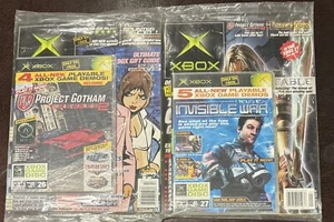 2x NEW Sealed Lot Official Xbox Magazines 2003 Demo Discs 26 27 Newsstand - Picture 1 of 2