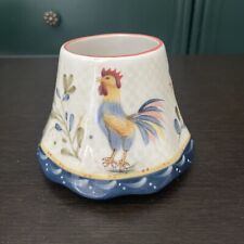 Home Interiors Candle Jar Shade French Country Rooster
