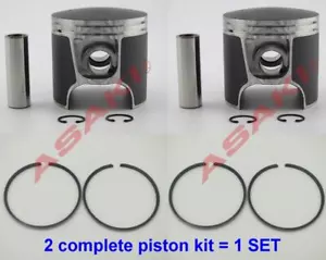 For PWC Jet ski SeaDoo 951 Piston Kit (47-108 290-887-570-F STD + Ring) X2 - Picture 1 of 7
