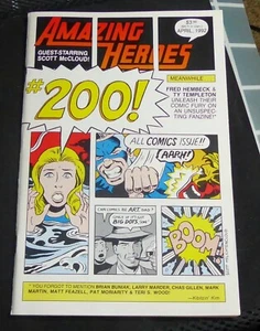 Amazing Heroes #200 April 1992 All Comics Issue Hembeck Templeton McCloud  - Bild 1 von 5