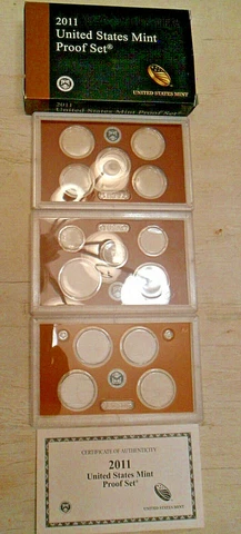 2011 Proof Set Box and Lenses ONLY Cover