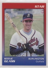 1989 Star Burlington Braves Steve Glass #10