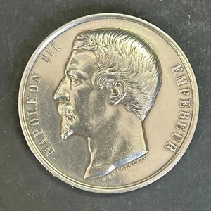 Médaille en argent, Napoléon III, Comice agricole de Lons-le-Saulnier - Picture 1 of 5