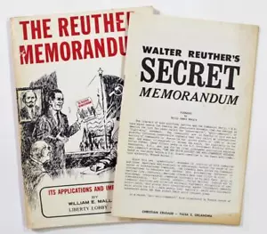 (2) Walter Reuther's Memorandum Publications William Mallett, Billy Hargis 1963 - Picture 1 of 1